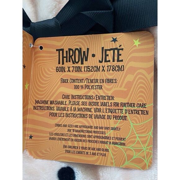 Disney Winnie The Pooh Tigger Piglet Halloween Pink Throw Blanket 60” X 70” NEW - Picture 4 of 16